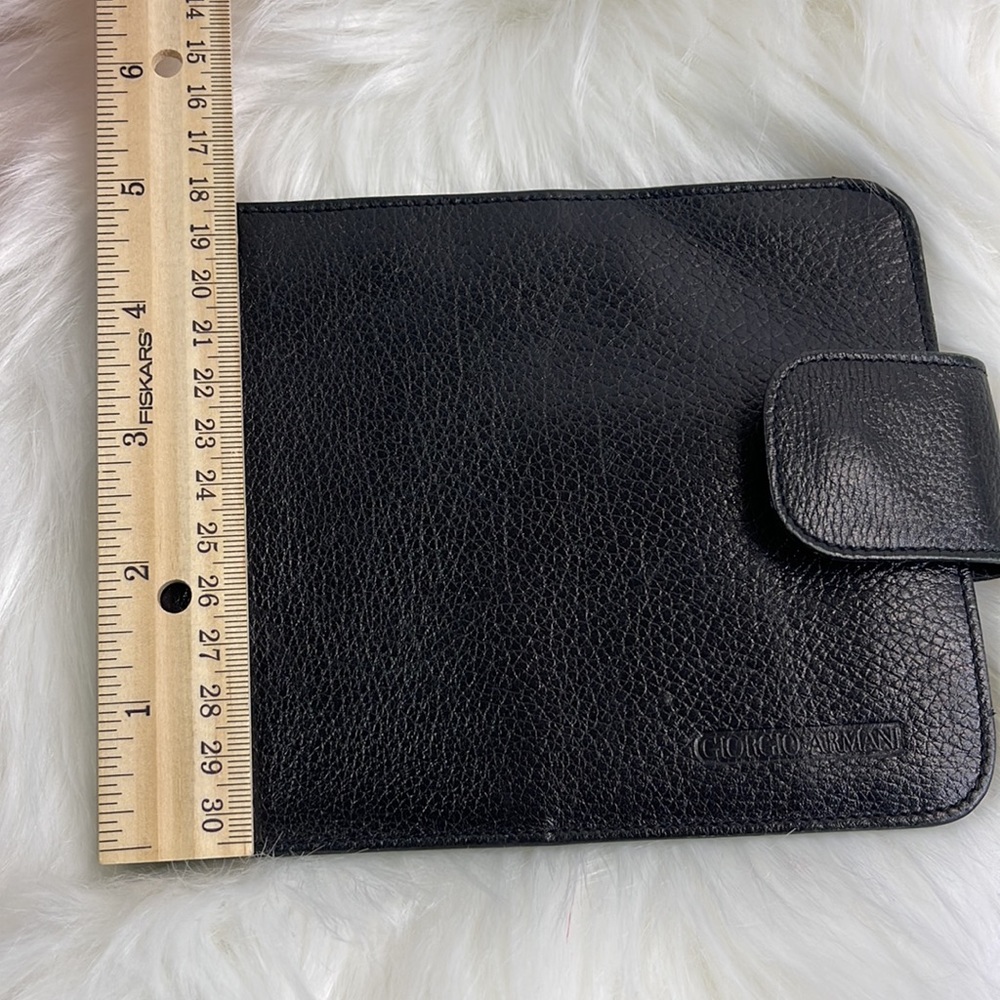 Giorgio Armani vintage wallet unisex black - Picture 10 of 11